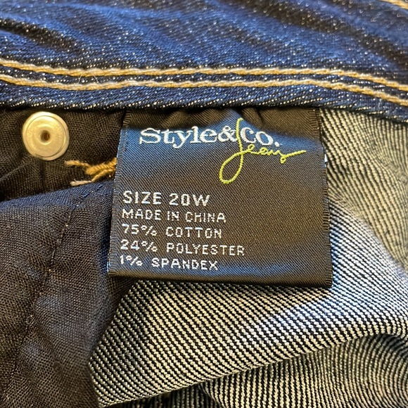 STYLE & Co Denim Bermuda Shorts  Womens Size 20W - Picture 6 of 6